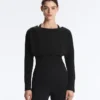 T-shirt aderente in misto cotone T-shirt aderente in misto cotone