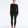 T-shirt aderente in misto cotone T-shirt aderente in misto cotone