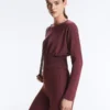 T-shirt aderente in misto cotone T-shirt aderente in misto cotone