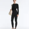 T-shirt aderente in misto cotone T-shirt aderente in misto cotone