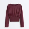 T-shirt aderente in misto cotone T-shirt aderente in misto cotone