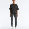 T-shirt boxy a maniche corte in misto cotone T-shirt boxy a maniche corte in misto cotone