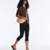 T-shirt boxy a maniche corte in misto cotone T-shirt boxy a maniche corte in misto cotone