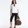 T-shirt boxy a maniche corte in misto cotone T-shirt boxy a maniche corte in misto cotone