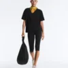 T-shirt boxy a maniche corte in misto cotone T-shirt boxy a maniche corte in misto cotone