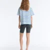 T-shirt boxy a maniche corte in misto cotone T-shirt boxy a maniche corte in misto cotone