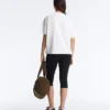 T-shirt boxy a maniche corte in misto cotone T-shirt boxy a maniche corte in misto cotone