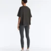 T-shirt boxy a maniche corte in misto cotone T-shirt boxy a maniche corte in misto cotone
