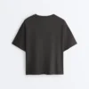 T-shirt boxy a maniche corte in misto cotone T-shirt boxy a maniche corte in misto cotone