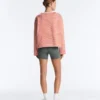 T-shirt boxy a maniche lunghe a righe in 100% cotone T-shirt boxy a maniche lunghe a righe in 100% cotone