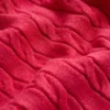 T-shirt corta in maglia lavata con spalline a trecce T-shirt corta in maglia lavata con spalline a trecce