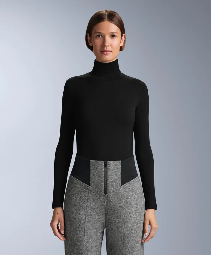 T-shirt intima in lana merino senza cuciture T-shirt intima in lana merino senza cuciture