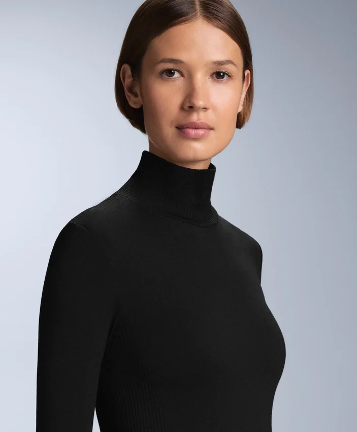 T-shirt intima in lana merino senza cuciture T-shirt intima in lana merino senza cuciture