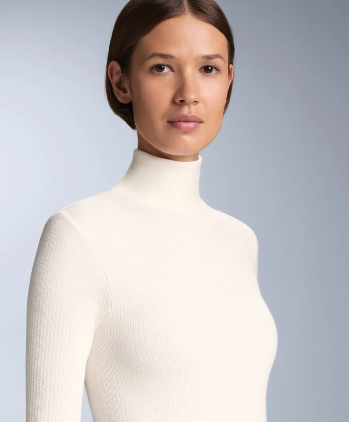 T-shirt intima in lana merino senza cuciture T-shirt intima in lana merino senza cuciture