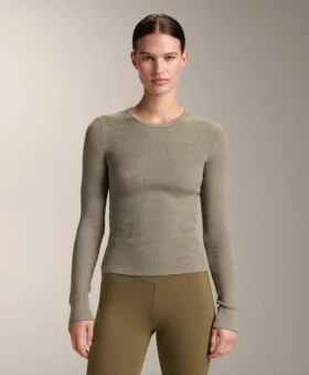 T-shirt intima in maglia testurizzata
