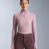 T-shirt intima termica a costine con colletto a V T-shirt intima termica a costine con colletto a V