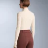 T-shirt intima termica a costine con colletto a V T-shirt intima termica a costine con colletto a V