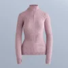 T-shirt intima termica a costine con colletto a V T-shirt intima termica a costine con colletto a V