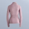 T-shirt intima termica a costine con colletto a V T-shirt intima termica a costine con colletto a V