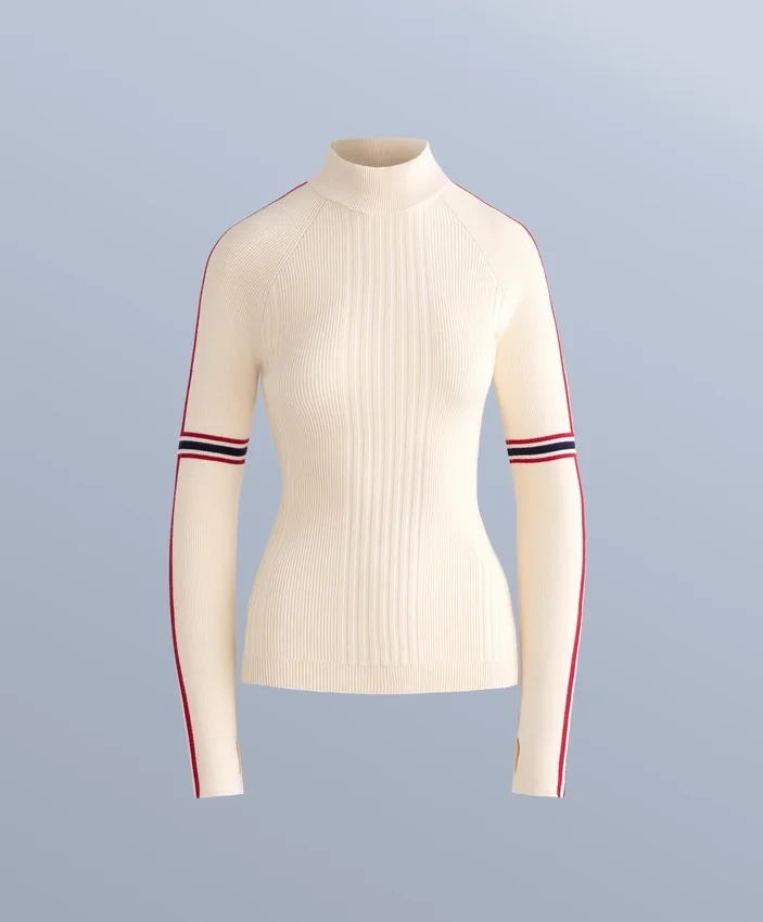 T-shirt intima termica in maglia con dettagli a contrasto T-shirt intima termica in maglia con dettagli a contrasto
