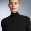 T-shirt intima termica in pile con mezza zip T-shirt intima termica in pile con mezza zip