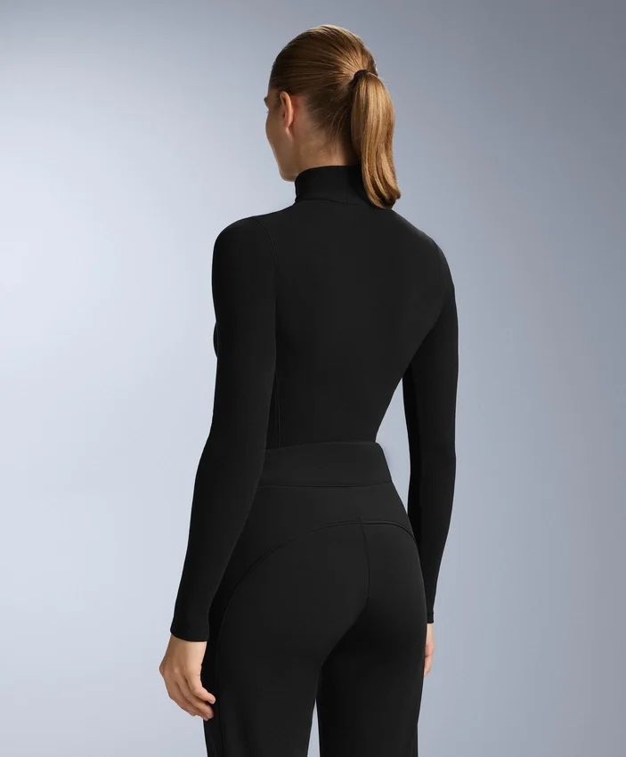 T-shirt intima termica in pile con mezza zip T-shirt intima termica in pile con mezza zip