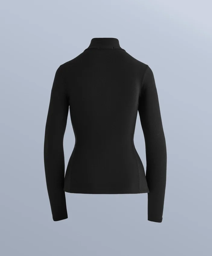 T-shirt intima termica in pile con mezza zip T-shirt intima termica in pile con mezza zip