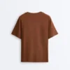 T-shirt oversize a maniche corte in misto cotone T-shirt oversize a maniche corte in misto cotone