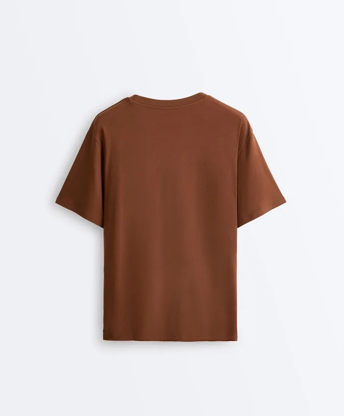T-shirt oversize a maniche corte in misto cotone T-shirt oversize a maniche corte in misto cotone