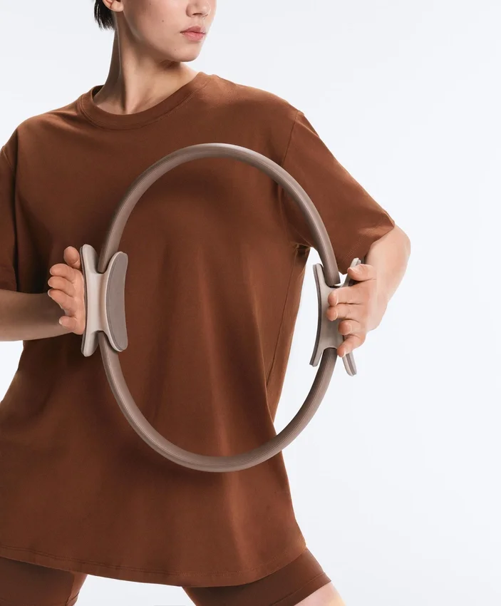 T-shirt oversize a maniche corte in misto cotone T-shirt oversize a maniche corte in misto cotone