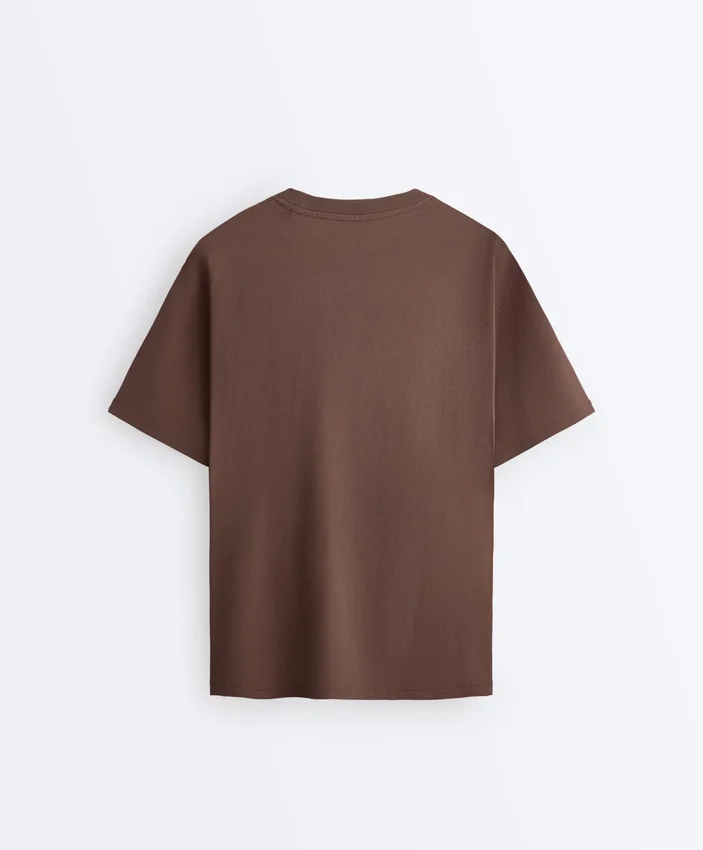 T-shirt oversize a maniche corte in misto cotone T-shirt oversize a maniche corte in misto cotone
