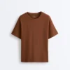 T-shirt oversize a maniche corte in misto cotone T-shirt oversize a maniche corte in misto cotone
