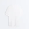 T-shirt oversize a maniche corte in misto cotone T-shirt oversize a maniche corte in misto cotone