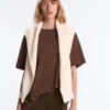 T-shirt oversize a maniche corte in misto cotone a righe T-shirt oversize a maniche corte in misto cotone a righe