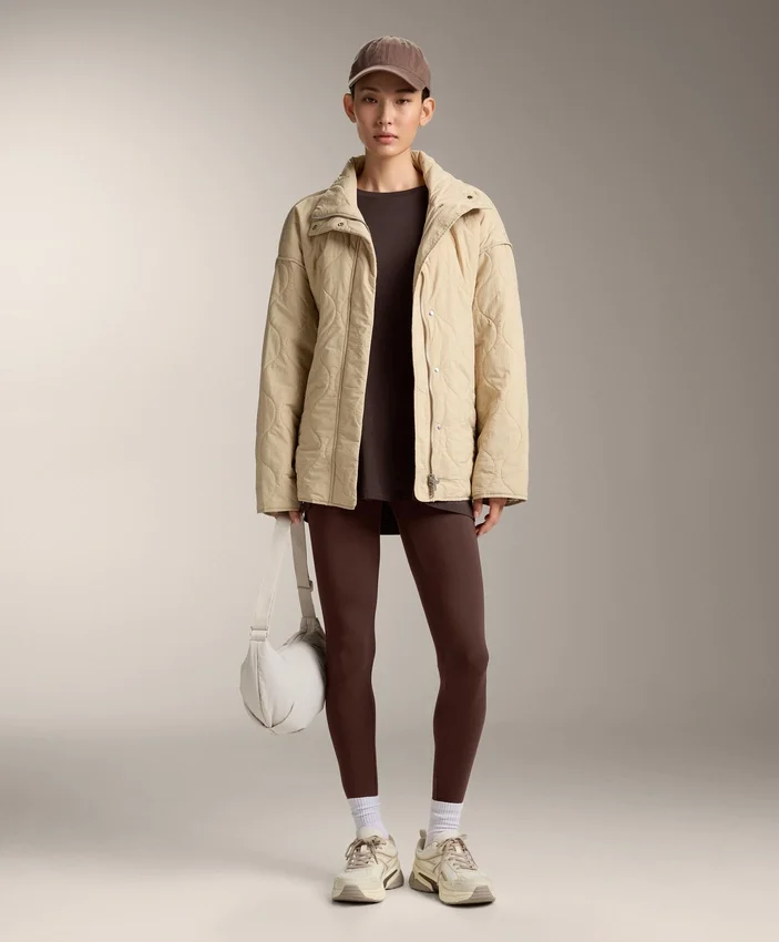 T-shirt oversize a maniche lunghe in misto cotone T-shirt oversize a maniche lunghe in misto cotone