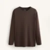 T-shirt oversize a maniche lunghe in misto cotone T-shirt oversize a maniche lunghe in misto cotone