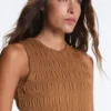T-shirt senza maniche Comfortlux con smock T-shirt senza maniche Comfortlux con smock