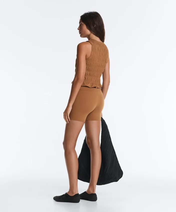 T-shirt senza maniche Comfortlux con smock T-shirt senza maniche Comfortlux con smock