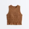 T-shirt senza maniche Comfortlux con smock T-shirt senza maniche Comfortlux con smock