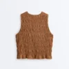 T-shirt senza maniche Comfortlux con smock T-shirt senza maniche Comfortlux con smock