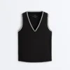 T-shirt senza maniche con scollo a V T-shirt senza maniche con scollo a V