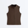 T-shirt senza maniche con zip T-shirt senza maniche con zip