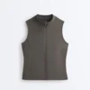T-shirt senza maniche con zip T-shirt senza maniche con zip
