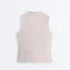 T-shirt senza maniche con zip T-shirt senza maniche con zip