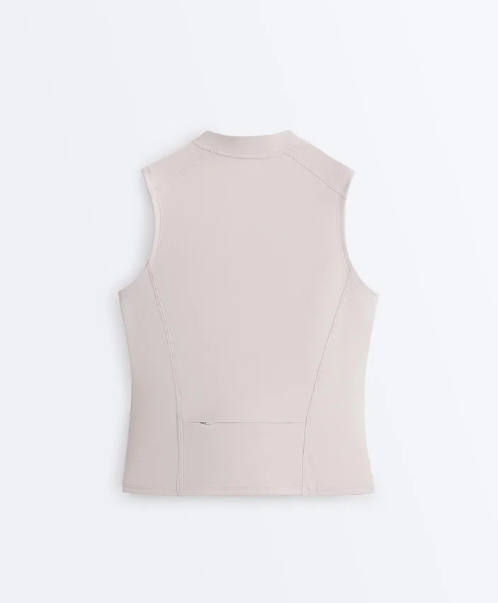 T-shirt senza maniche con zip T-shirt senza maniche con zip