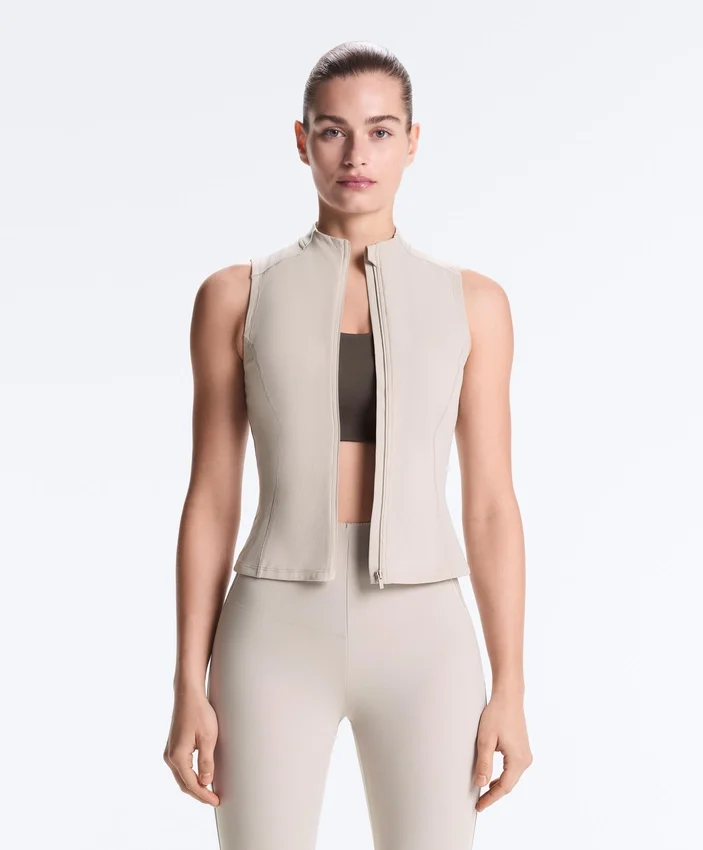 T-shirt senza maniche con zip T-shirt senza maniche con zip