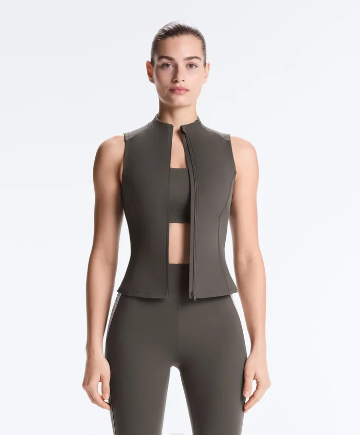 T-shirt senza maniche con zip T-shirt senza maniche con zip