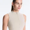 T-shirt senza maniche con zip T-shirt senza maniche con zip