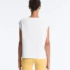 T-shirt senza maniche in misto cotone T-shirt senza maniche in misto cotone