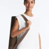 T-shirt senza maniche in misto cotone T-shirt senza maniche in misto cotone